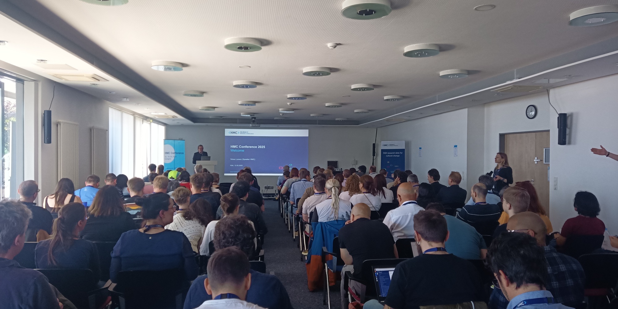 S. Lorenz (HMC Speaker) opening the HMC Conference