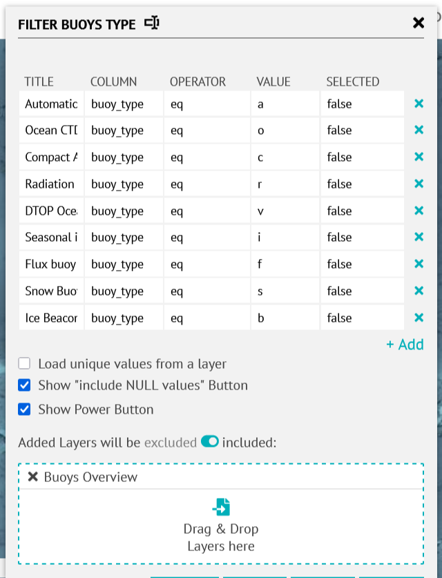 Checkbox Configuration