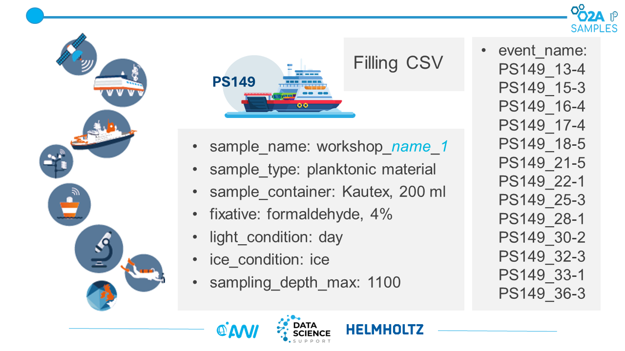 O2A SAMPLES workshop slide 12