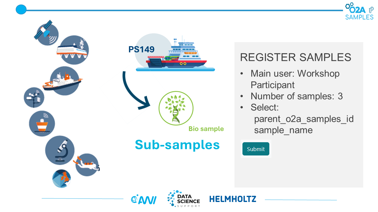 O2A SAMPLES workshop slide 18